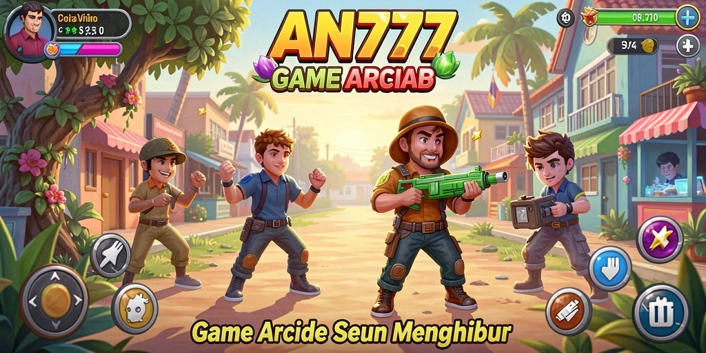 Gambaran seru gameplay AN777 dalam genre Arcade.