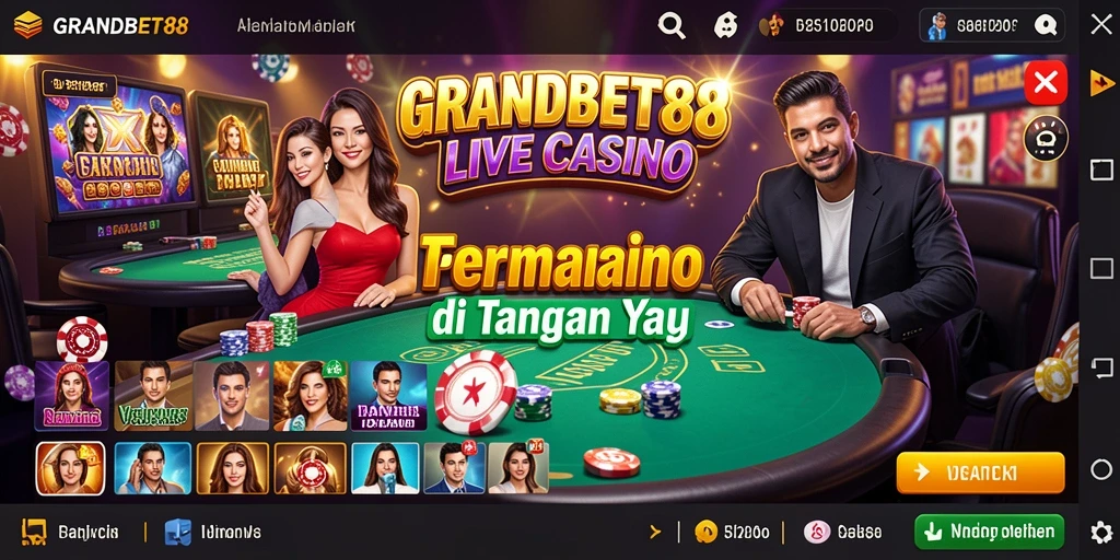 Gameplay seru dan interaktif dari GRANDBET88 Live Casino.