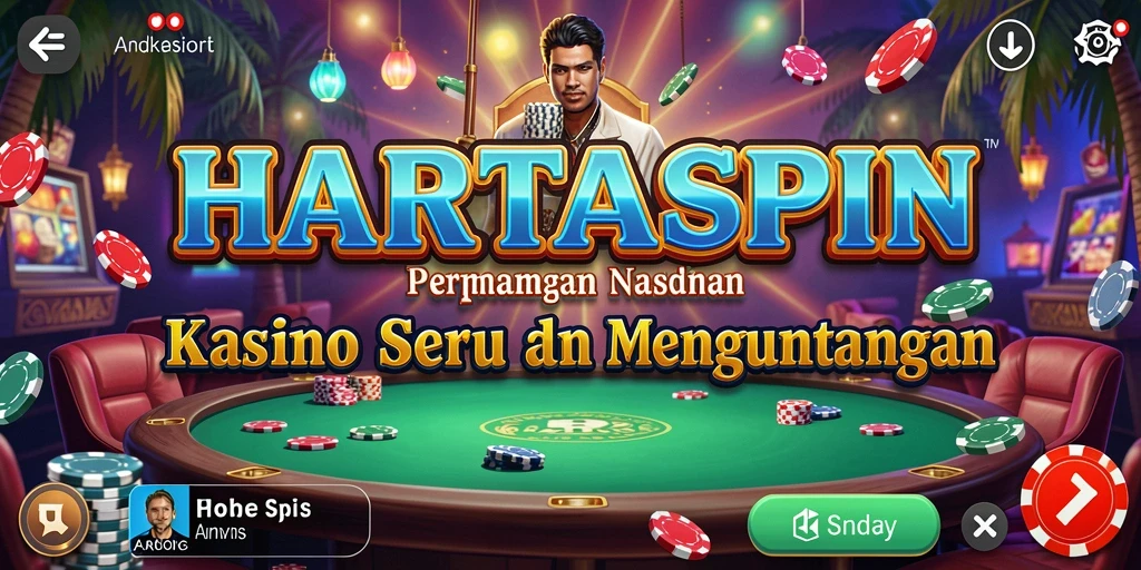 Screenshot tampilan permainan Kasino yang menarik di HARTASPIN.