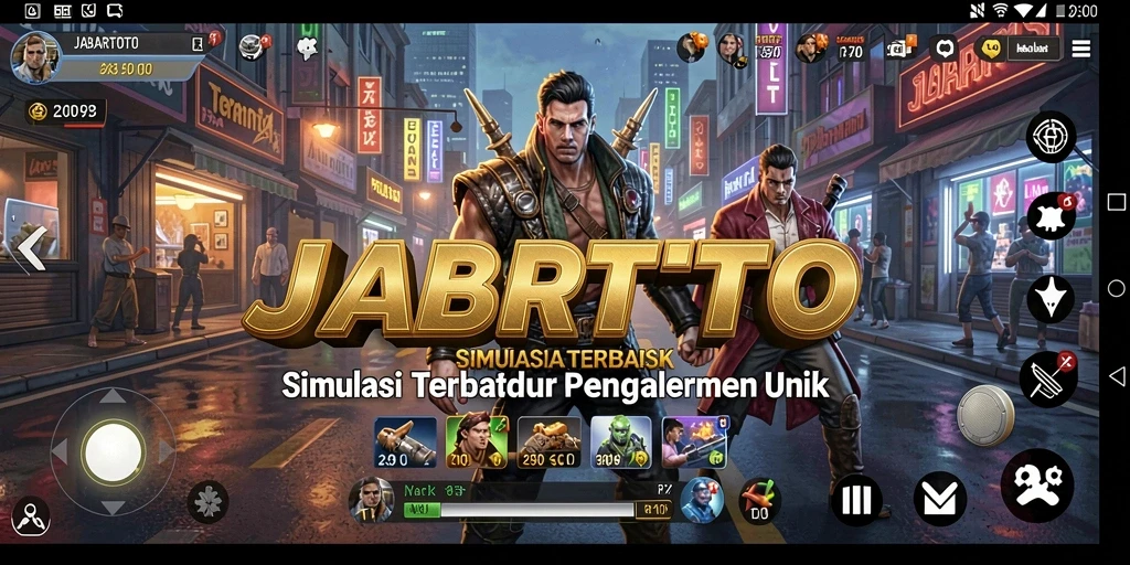 Gameplay JABARTOTO yang realistis dan penuh warna.