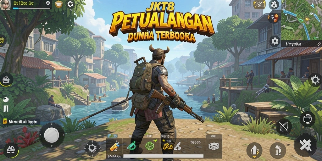 Tampilan memukau dari dunia terbuka dalam JKT8.