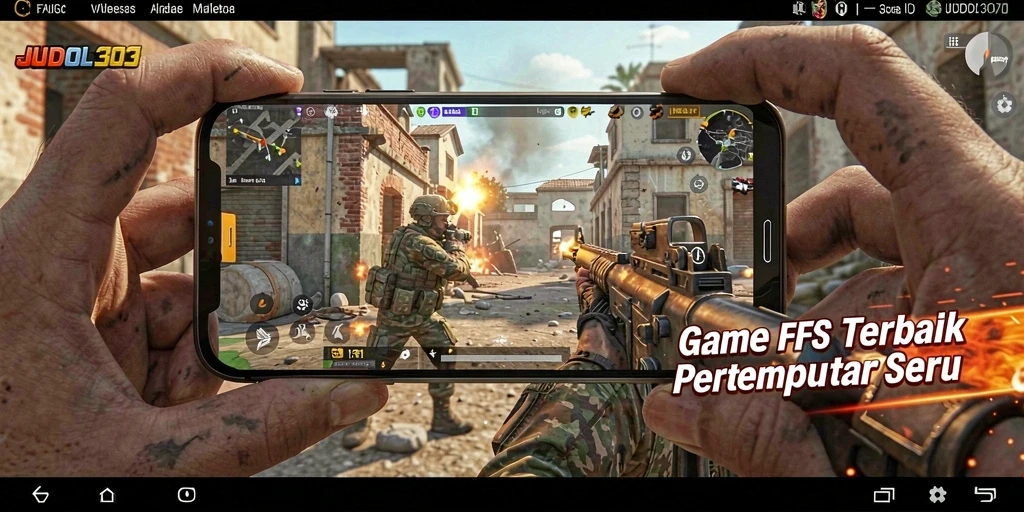 Screenshot gameplay JUDOL303 menampilkan aksi tembak-menembak yang seru.