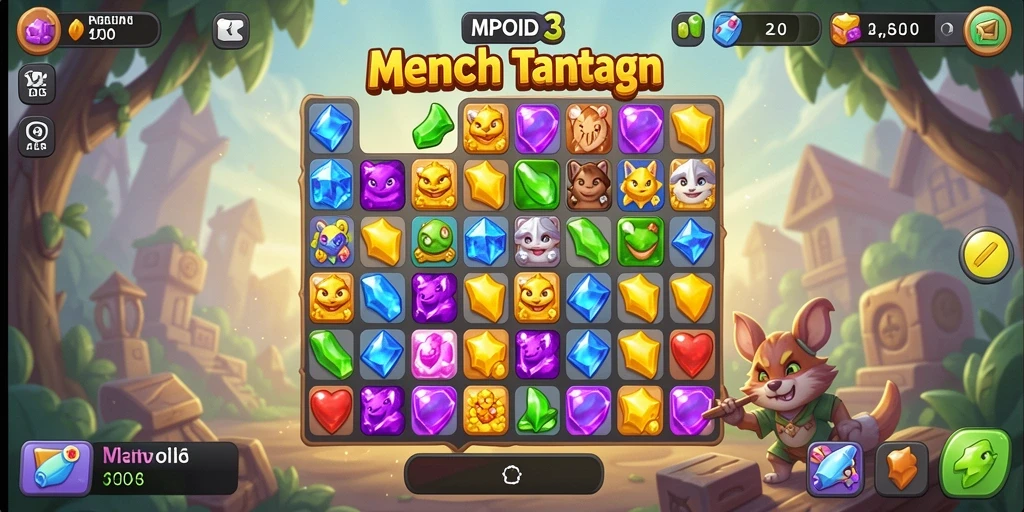 Gameplay menarik MPOID dengan variasi tantangan Match-3.