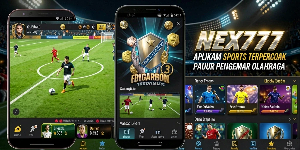 Tampilan menarik dari NEX777 menampilkan fitur taruhan olahraga.