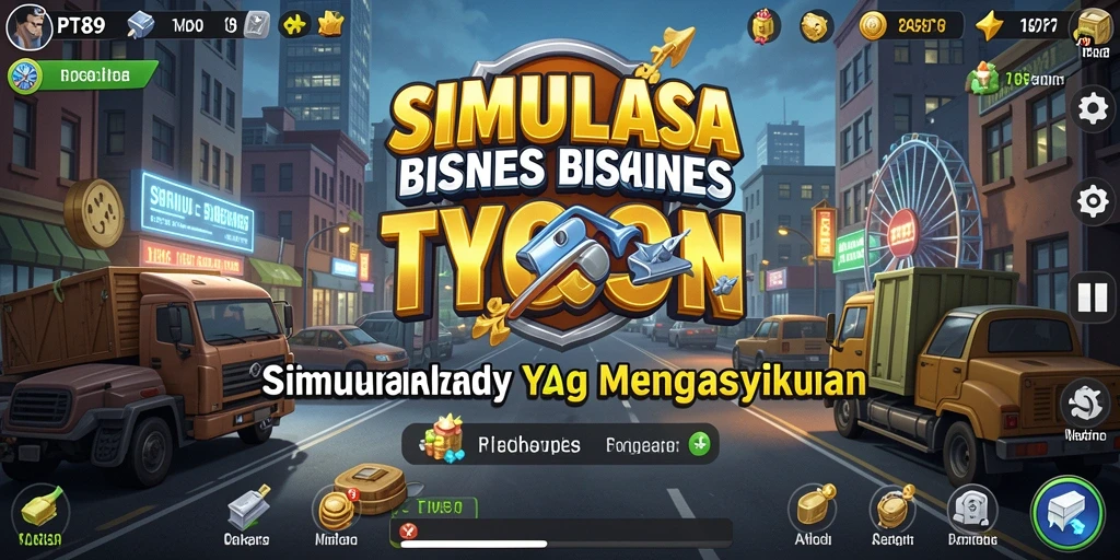 Screenshot gameplay PT89 menampilkan aksi simulasi bisnis yang seru.