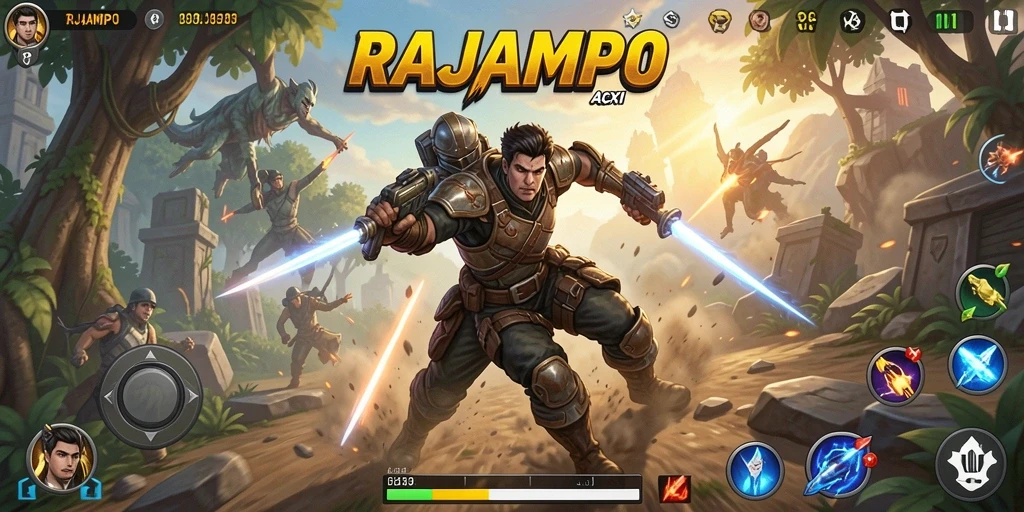 Tampilan gameplay seru dalam petualangan ARPG.
