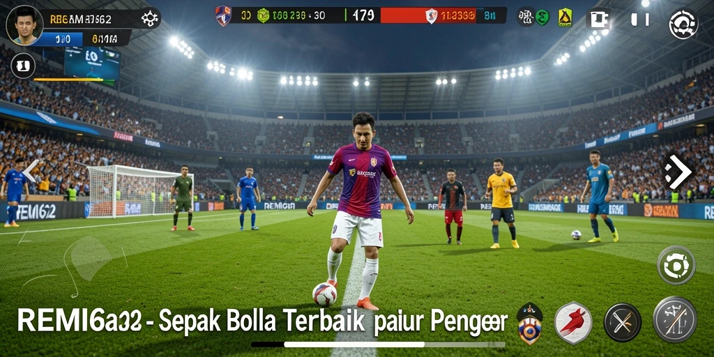 Tampilan menarik dari gameplay <strong>REMI62</strong> yang penuh aksi di lapangan.