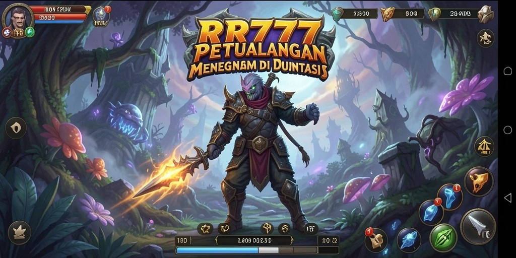 Tampilan gameplay menegangkan dan menakjubkan di RR777.