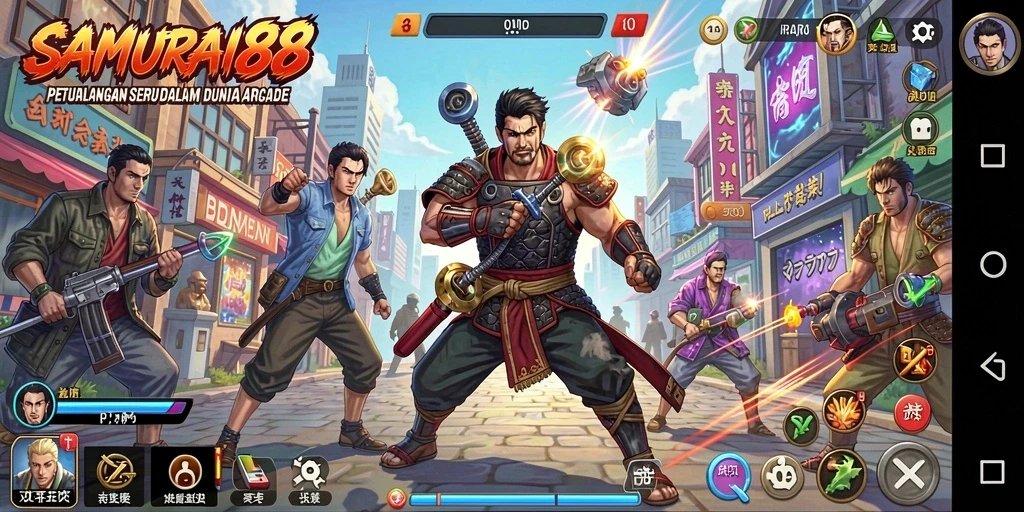 Tangkapan layar gameplay SAMURAI88 yang seru dan penuh aksi.