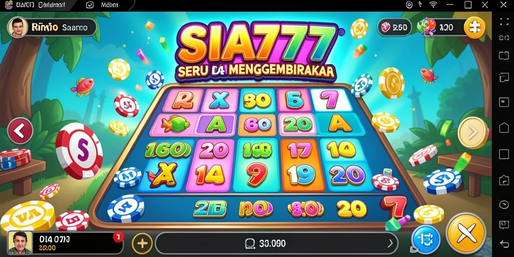 Screenshot utama SIA777 yang menampilkan gameplay Bingo yang seru.