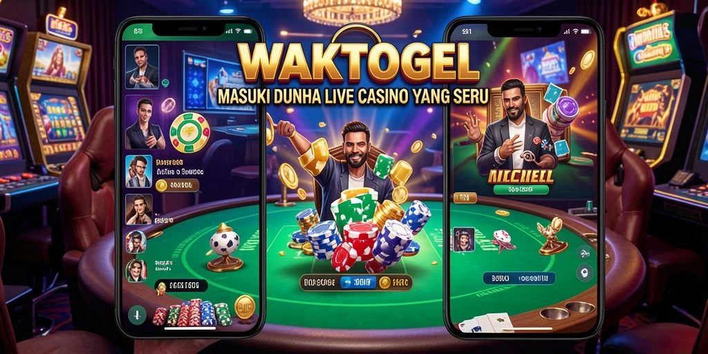 Tampilan permainan WAKTOGEL yang menarik dan interaktif.