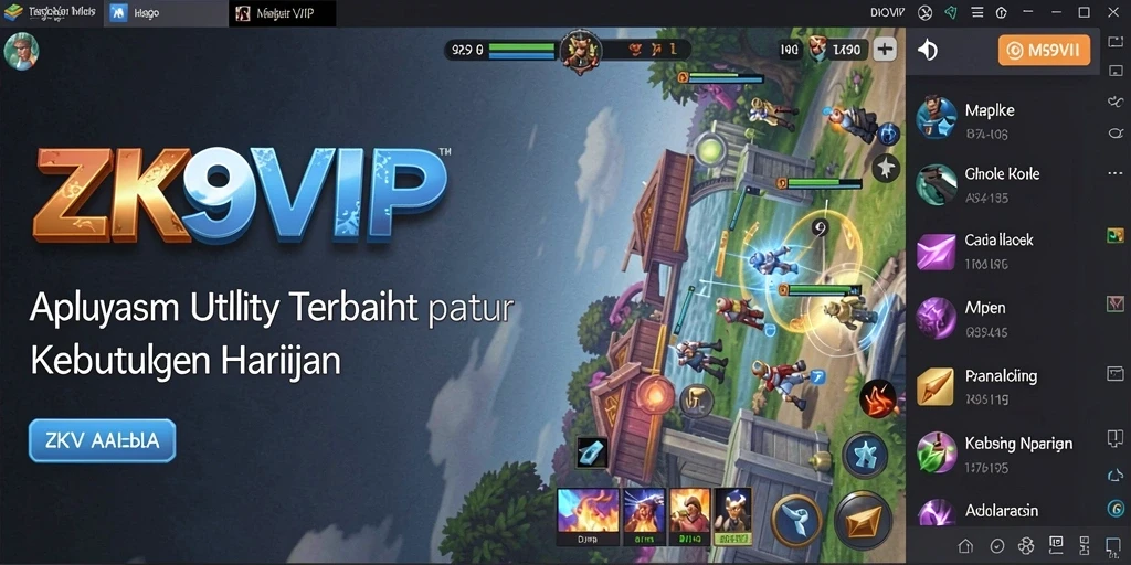 Tampilan utama aplikasi ZK9VIP yang memudahkan pengaturan tugas.